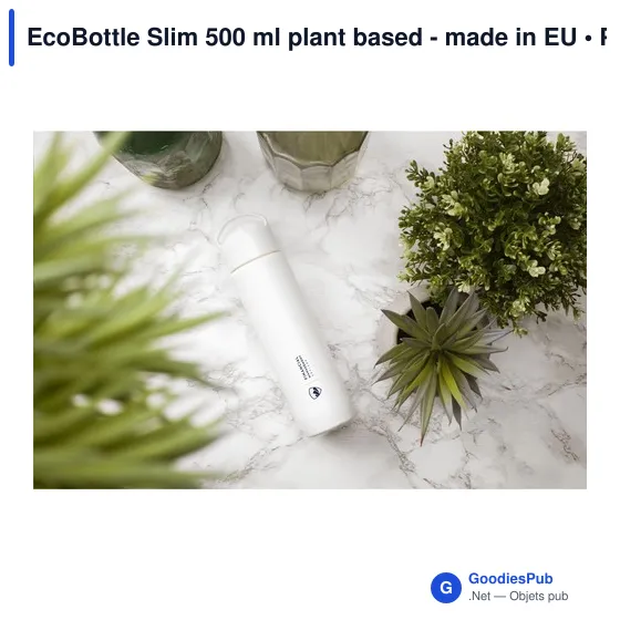 Gourde personnalisable EcoBottle Slim 500 ml avec logo - Image 4