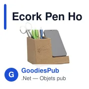 Ecork Pen Holder Wireless Charger porte-stylo chargeur - Miniature 1
