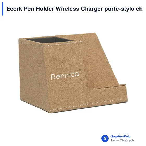 Ecork Pen Holder Wireless Charger porte-stylo chargeur - Image 3