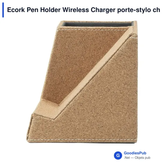 Ecork Pen Holder Wireless Charger porte-stylo chargeur - Image 4