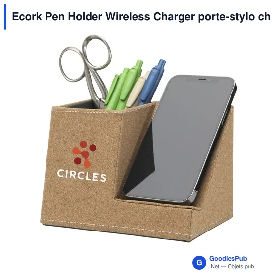 Ecork Pen Holder Wireless Charger porte-stylo chargeur - Image 8