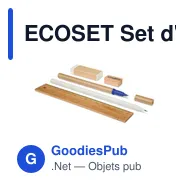 ECOSET Set d'écriture,pochette coton - Miniature 3