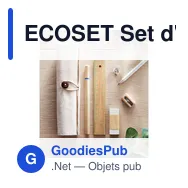 ECOSET Set d'écriture,pochette coton - Miniature 4