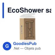 Sablier personnalisable EcoShower pour une douche responsableavec logo - Miniature 4