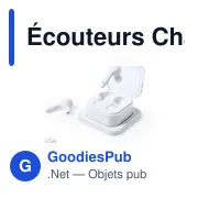 Écouteurs Bluetooth® Chargeur Benyer personnalisables avec logo - Miniature 1