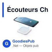Écouteurs Bluetooth® Chargeur Benyer personnalisables avec logo - Miniature 4