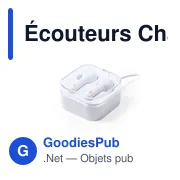 Écouteurs Bluetooth® Chargeur Benyer personnalisables avec logo - Miniature 6