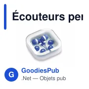 Écouteurs personnalisables Cort avec logo pour entreprises - Miniature 1