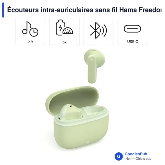 Écouteurs intra-auriculaires sans fil Hama Freedom Light II - Image 15