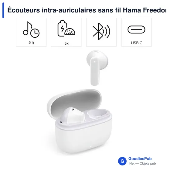 Écouteurs intra-auriculaires sans fil Hama Freedom Light II - Image 7