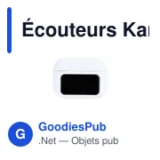 Écouteurs Kardax - Miniature 1