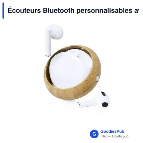 Écouteurs Bluetooth personnalisables avec logo - Krofin