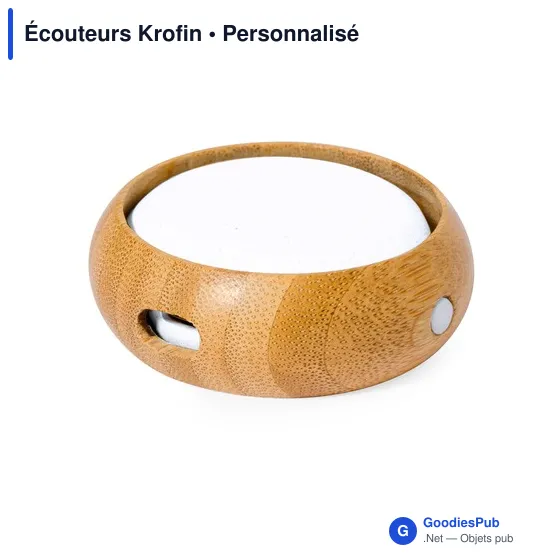 Écouteurs Bluetooth personnalisables avec logo - Krofin - Image 5