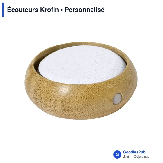 Écouteurs Bluetooth personnalisables avec logo - Krofin - Image 9