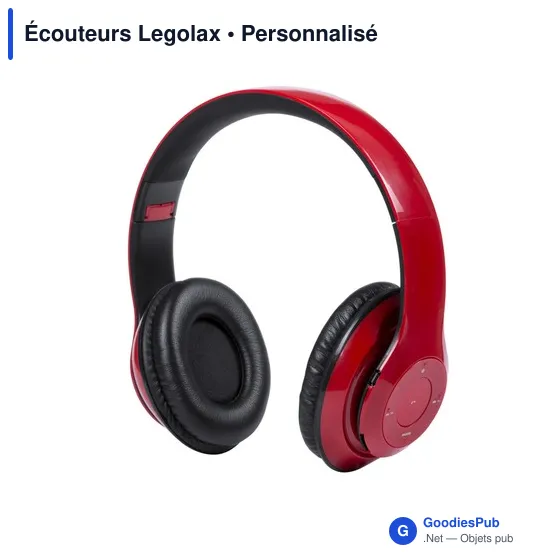 Écouteurs Bluetooth personnalisables Legolax avec logo - Image 1