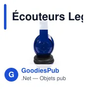 Écouteurs Bluetooth personnalisables Legolax avec logo - Miniature 4