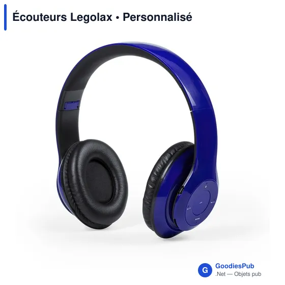 Écouteurs Bluetooth personnalisables Legolax avec logo - Image 6