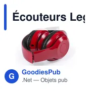 Écouteurs Bluetooth personnalisables Legolax avec logo - Miniature 7