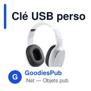 Clé USB personnalisable avec logo pour entreprises - Miniature 1