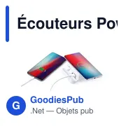 Écouteurs Bluetooth personnalisables avec Power Bank Molikavec logo - Miniature 3