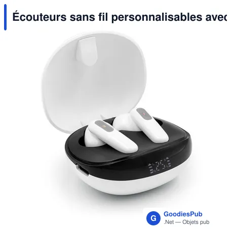 Écouteurs sans fil personnalisables avec logo | Alden