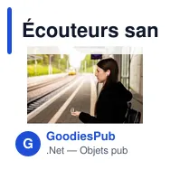 Écouteurs sans fil personnalisables avec logo | Alden - Miniature 2
