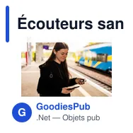 Écouteurs sans fil personnalisables avec logo | Alden - Miniature 3