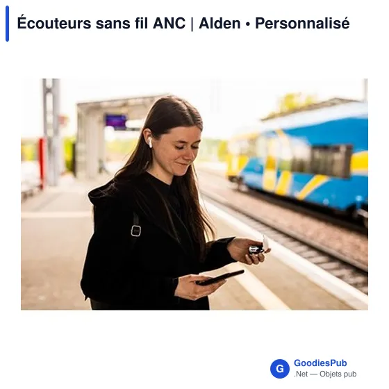Écouteurs sans fil personnalisables avec logo | Alden - Image 3