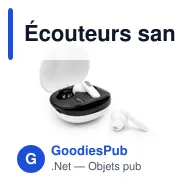 Écouteurs sans fil personnalisables avec logo | Alden - Miniature 5