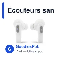 Écouteurs sans fil personnalisables avec logo | Alden - Miniature 6