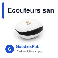 Écouteurs sans fil personnalisables avec logo | Alden - Miniature 8