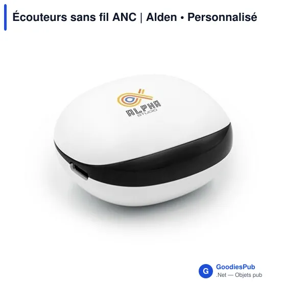 Écouteurs sans fil personnalisables avec logo | Alden - Image 8
