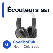 Écouteurs sans fil personnalisables avec logo - Riguel - Miniature 1