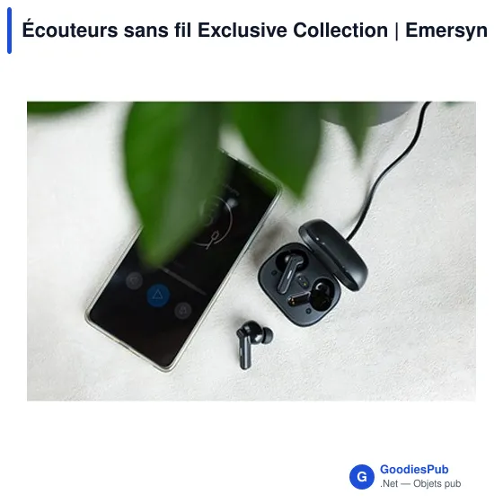 Écouteurs sans fil personnalisables avec logo - Emersyn - Image 2