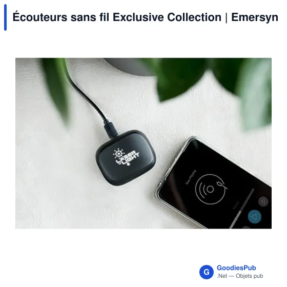 Écouteurs sans fil personnalisables avec logo - Emersyn - Image 11
