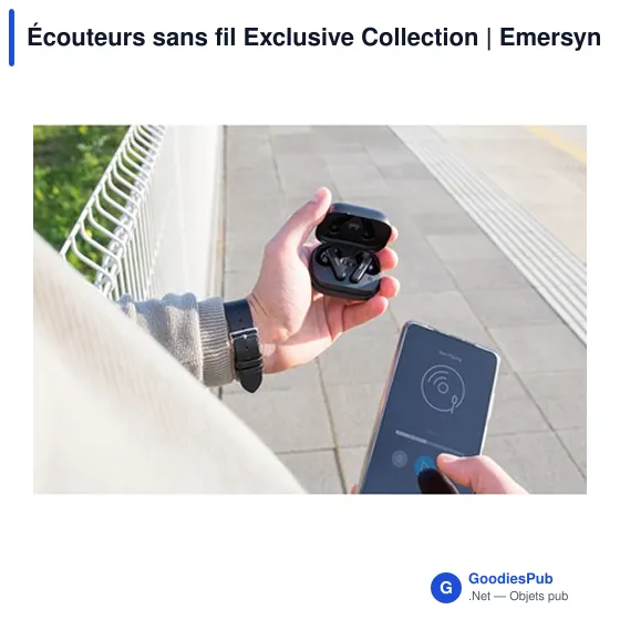 Écouteurs sans fil personnalisables avec logo - Emersyn - Image 12