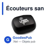 Écouteurs sans fil personnalisables avec logo - Emersyn - Miniature 3