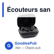 Écouteurs sans fil personnalisables avec logo - Emersyn - Miniature 4