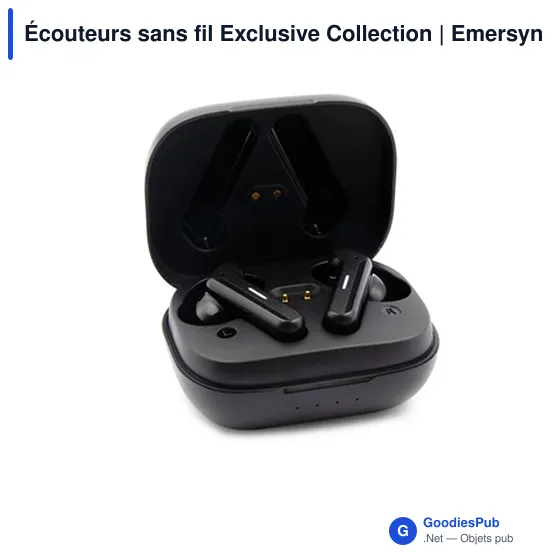 Écouteurs sans fil personnalisables avec logo - Emersyn - Image 4