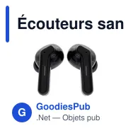 Écouteurs sans fil personnalisables avec logo - Emersyn - Miniature 5