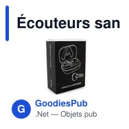 Écouteurs sans fil personnalisables avec logo - Emersyn - Miniature 10
