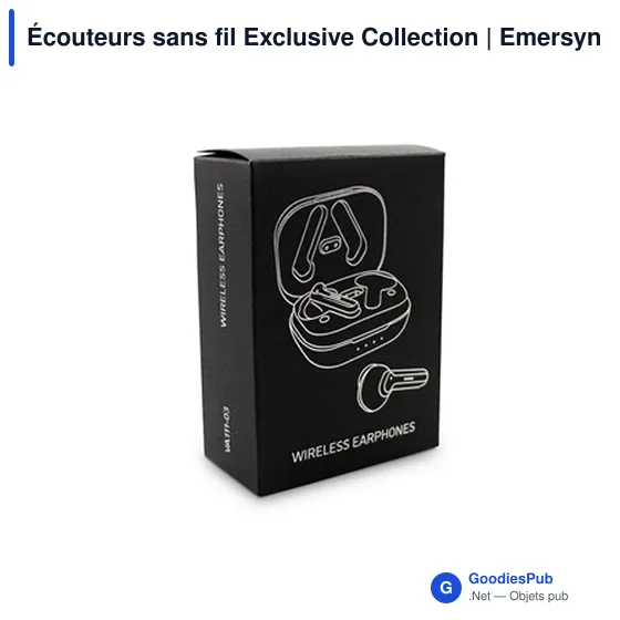 Écouteurs sans fil personnalisables avec logo - Emersyn - Image 10