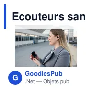 Ecouteurs sans fil personnalisables avec logo - Graham - Miniature 2