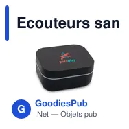 Ecouteurs sans fil personnalisables avec logo - Graham - Miniature 11
