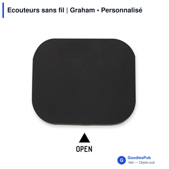 Ecouteurs sans fil personnalisables avec logo - Graham - Image 12