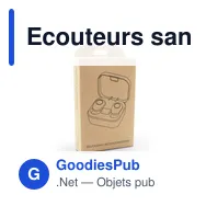 Ecouteurs sans fil personnalisables avec logo - Graham - Miniature 3