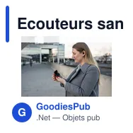 Ecouteurs sans fil personnalisables avec logo - Graham - Miniature 5