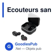 Ecouteurs sans fil personnalisables avec logo - Graham - Miniature 7