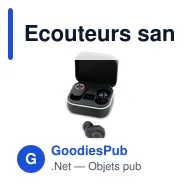 Ecouteurs sans fil personnalisables avec logo - Graham - Miniature 8