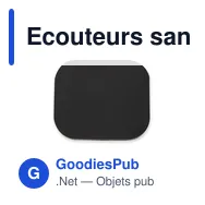 Ecouteurs sans fil personnalisables avec logo - Graham - Miniature 10